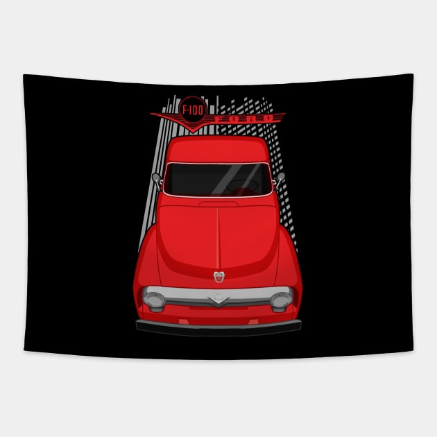 Ford F100 2nd gen - Red Tapestry by V8social