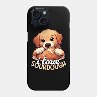 Dog Eating Sourdough Phone Case