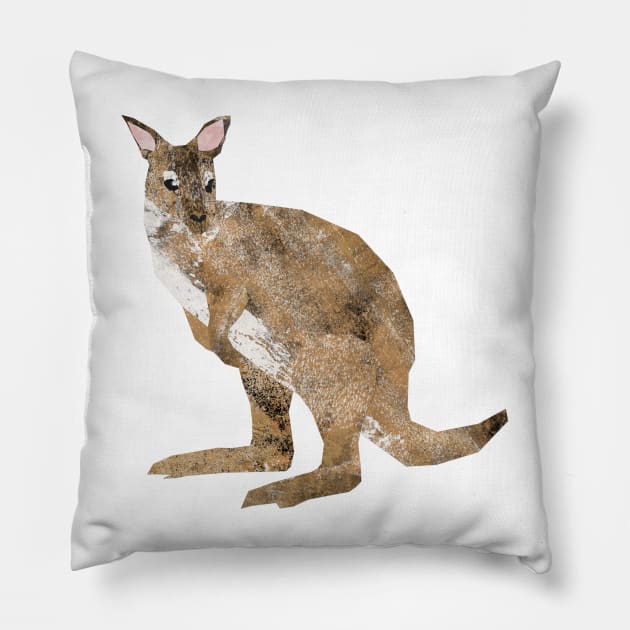 Wallaby Pillow by Babban Gaelg