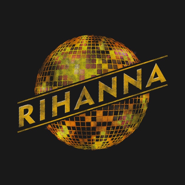 VINTAGE DISCO LAMP - RIHANNA by GLOBALARTWORD