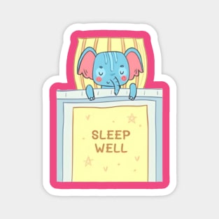 Sleep well little elephant s Magnet