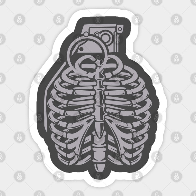 New Rib Cage - Ribs - Sticker | TeePublic