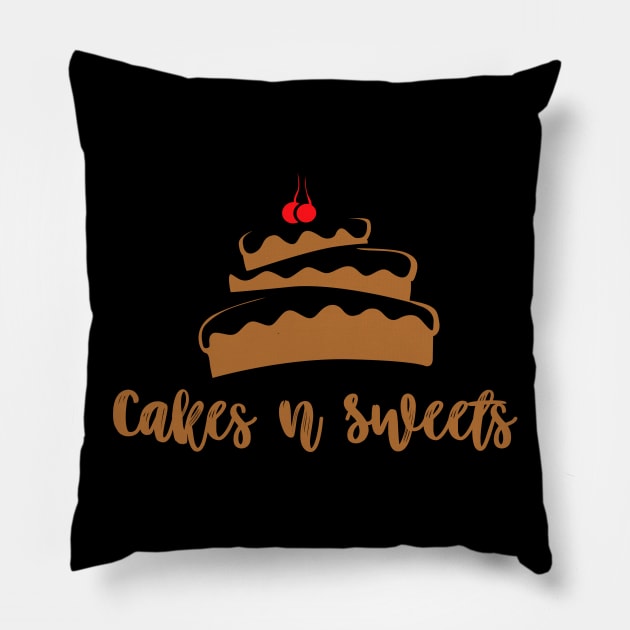 Chocolate Cake Pillow by Whatastory