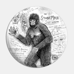 Stoneman Bigfoot Study Pin