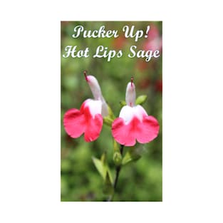 Pucker Up! Hot Lips Sage Design for Tee Shirt T-Shirt