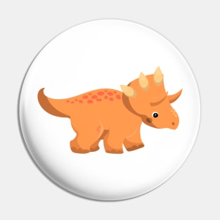 Cute dinosaur triceratops Pin