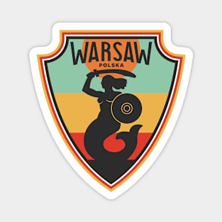 Warsaw Poland Magnet