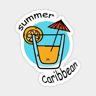 Vacation in the Caribbean Magnet