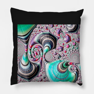 "Fractal Fantasy #2" Pillow