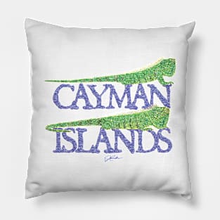 Cayman Islands Green Iguanas Pillow