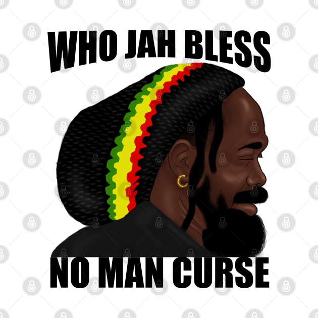 Who Jah Bless Rasta Reggae Rastafari by Merchweaver