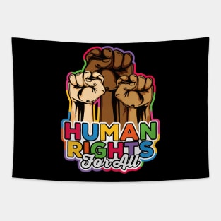 Human Rights For All Peace Love Equality Diversity Tapestry