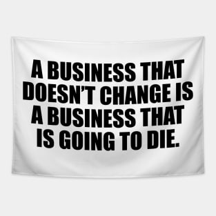 A business that doesn’t change is a business that is going to die Tapestry