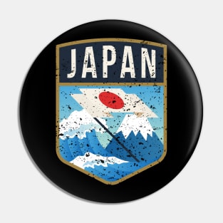 Japan Nature Emblem Pin