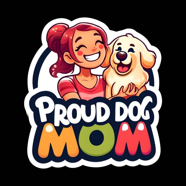 golden retriever dog mom by DesignByKev