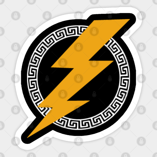 Zeus lightning bolt - Lightning Bolt - Sticker