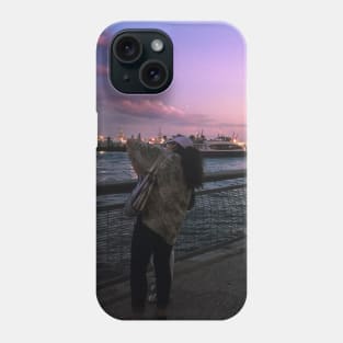 Sunset at Seaport, Manhattan, New York City Phone Case