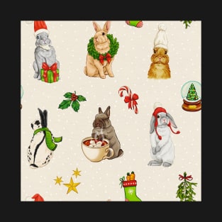 Christmas bunnies T-Shirt