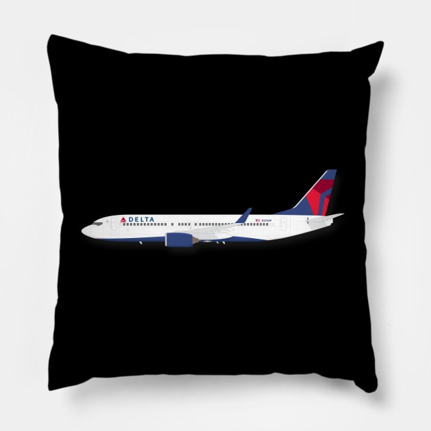 Boeing 737 Pillow by GregThompson