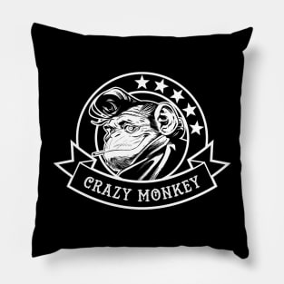 Crazy Monkey Pillow