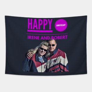 Happy Anniversary Irene & Robert Tapestry