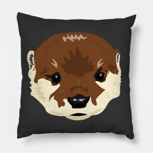 Otter Baby Vector Pillow