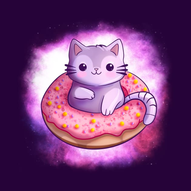 Doughnut Kitten by Mushrooms And Stardust