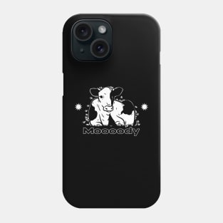 Moooody Moody Cow cute Phone Case