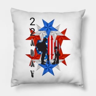 Patriotic 22 A Day Pillow