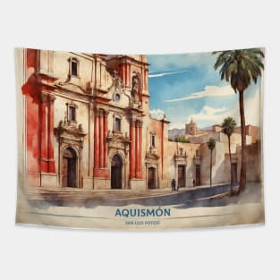 Aquismon San Luis Potosi Mexico Vintage Tourism Travel Tapestry
