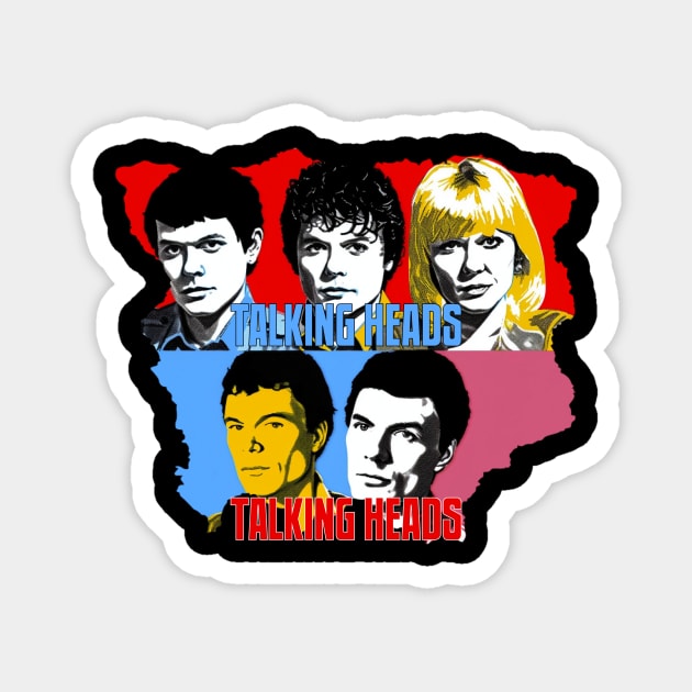 TALKING HEADS Magnet by Pixy Official