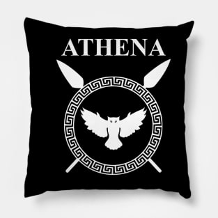 Athena Ancient Greek Goddess Shield Pillow