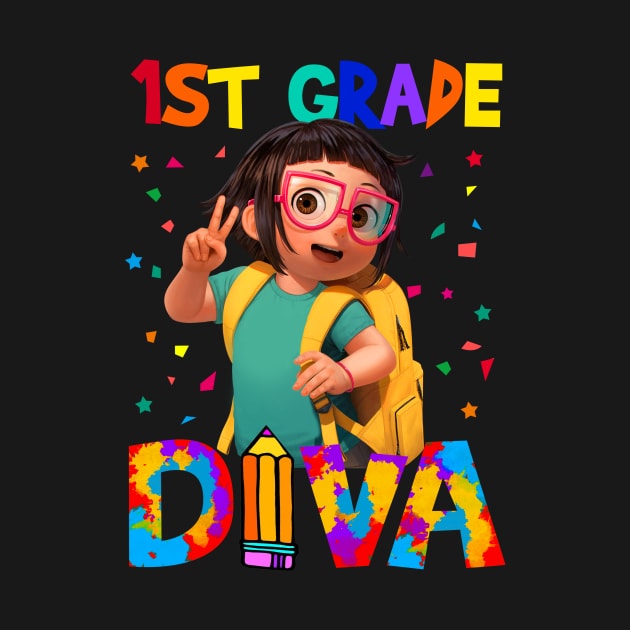 1st Grade Diva Back To School by Camryndougherty