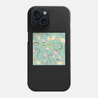 seamless summer tiny floral pattern Phone Case