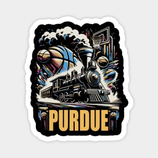 PURDUE Basketball Tribute - Basketball Purdure University Design Purdue Tribute - Basket Ball  Player Magnet