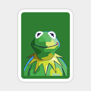 Kermit Meme Pop Art Magnet