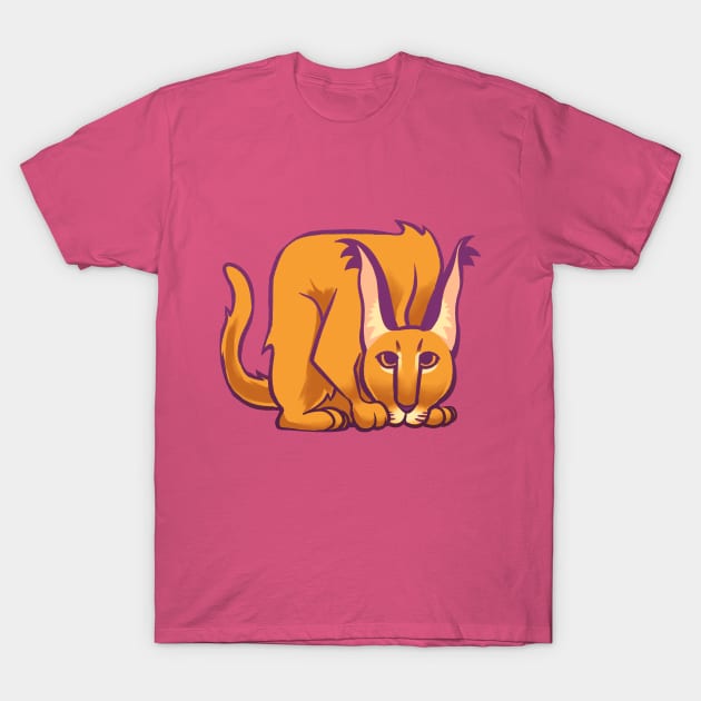 Big Floppa Caracal Cat Meme' Unisex Tie Dye T-Shirt