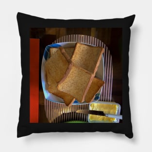 sliced bread and butter Pillow