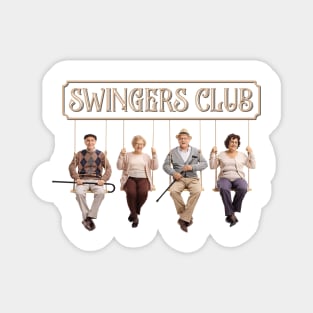 Swingers Club Old Folks Swinging Magnet