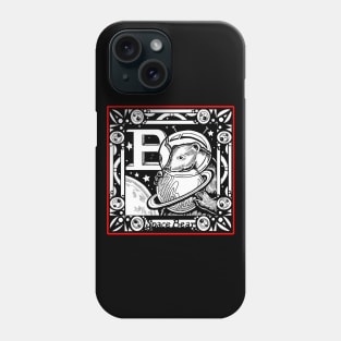 B is For Bear - Red Outlined Design Phone Case