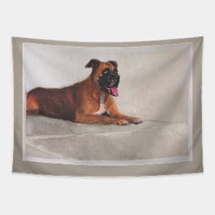 Boxer dog Tapestry
