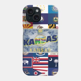 Kansas vintage style retro souvenir Phone Case