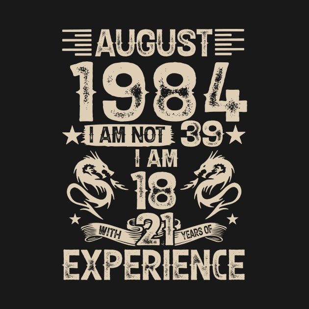 August 1984 I'm Not 39 I'm 18 21 years Of Experience by Davito Pinebu 