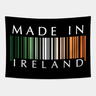 Made in Ireland flag barcode Tapestry