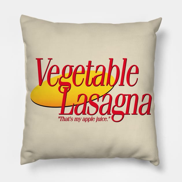 Veggie Lasagna Pillow by ModernPop