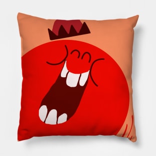 Jolly Olly Orange "Funny Face" Pillow