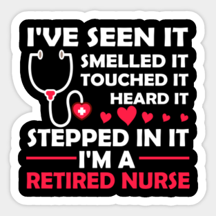 Nurse Retirement Gifts Aufkleber Teepublic De