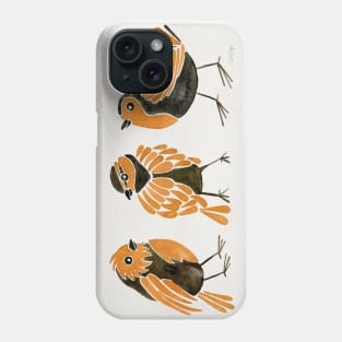 finches orange Phone Case