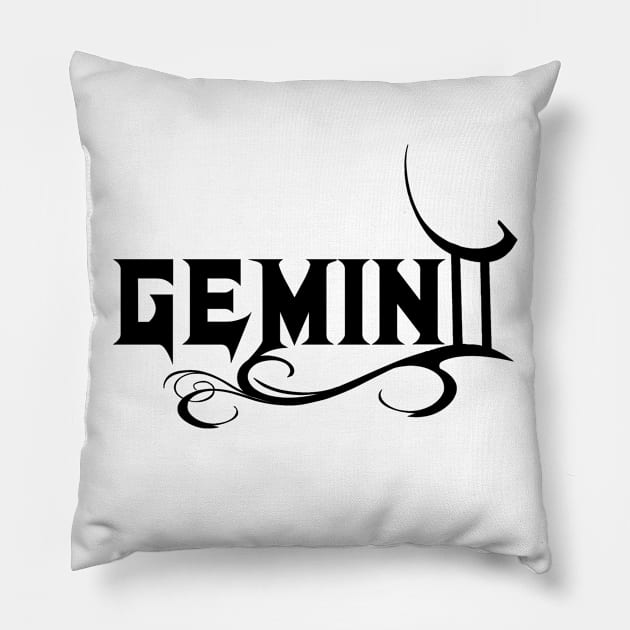 Gemini Pillow by Jambo Designs