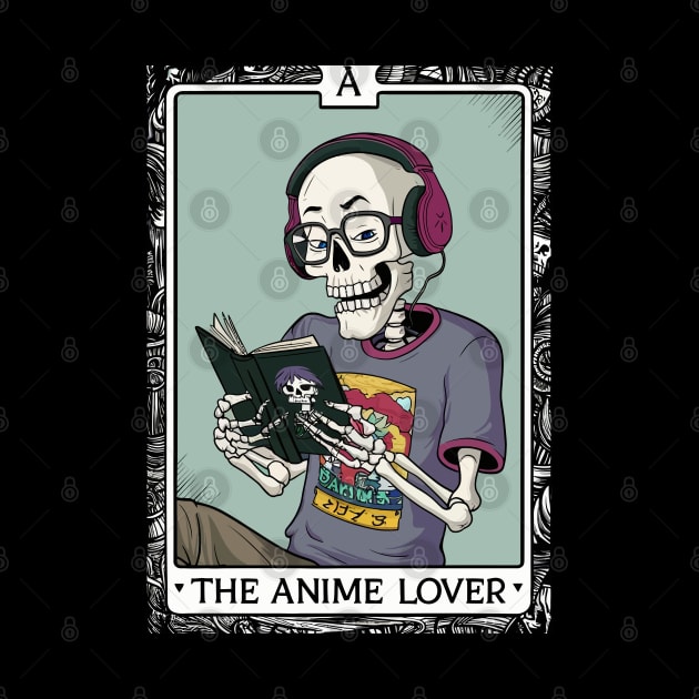 Funny Tarot Card : The Anime Lover by Custom Prints HD